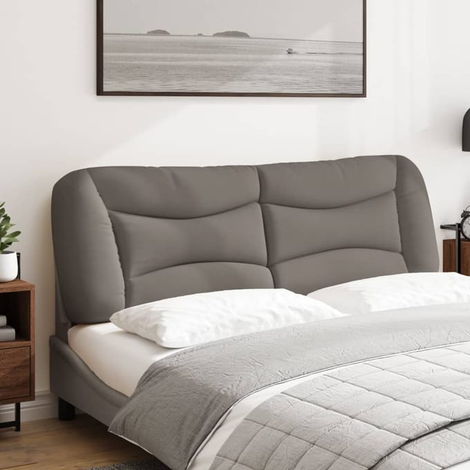 vidaXL - Hoofdbordkussen - "Hvar" - 160 - cm - stof - taupe