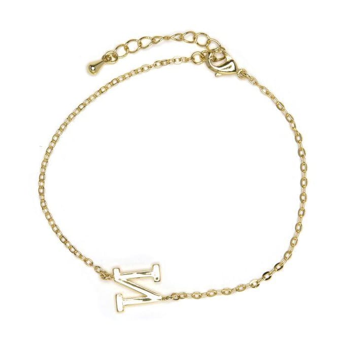 Luxenter Armband met 18-karaats geelgouden afwerking - Alphabet