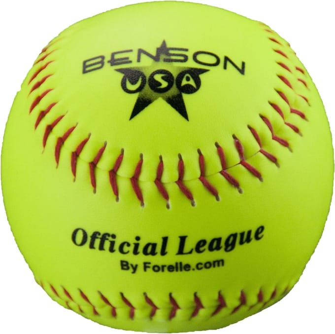 Benson VSPB12Y Softbal Zachte Training Softbal Practice Ball - Yellow - 12 inch