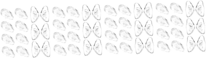 Siliconen Neuspads - Bril Accessoires - Comfortabel Dragen - Zelfklevend - 80 Stuks - Transparant