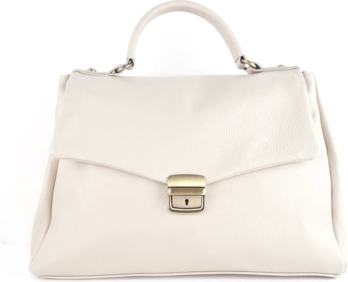 Giuliano handtas Agatha - Beige - Dames - Made in Italy