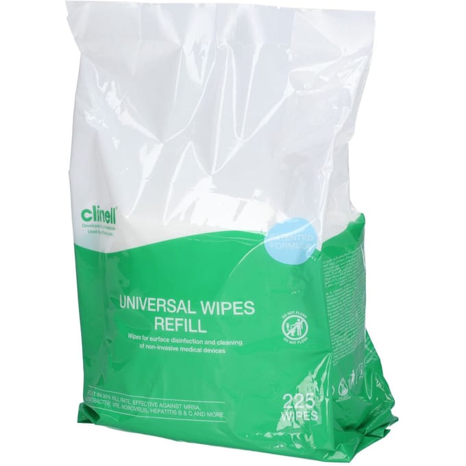 Clinell Universele Doekjes Navulling Emmer CWBUC225R 225