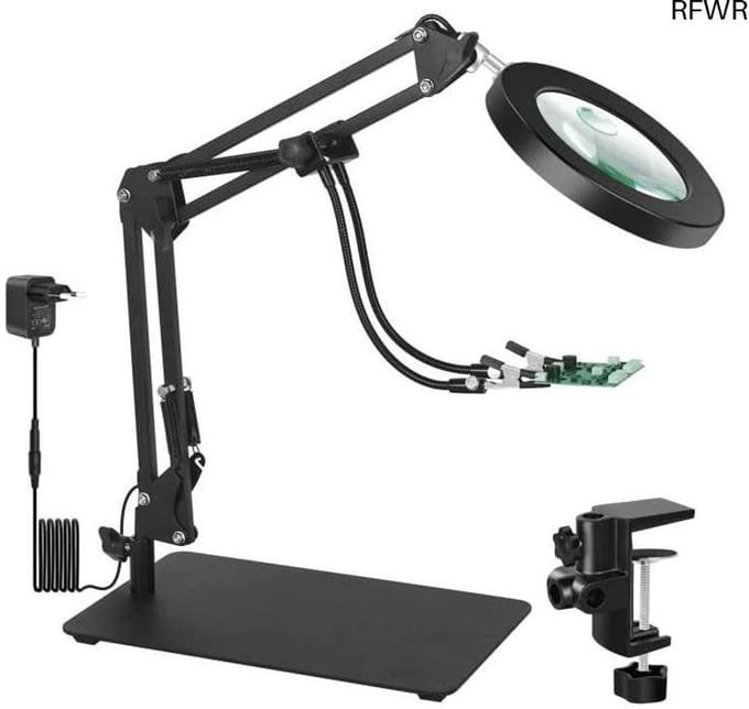 Loeplamp met Standaard - Lamp met Led Verlichting - Praktisch