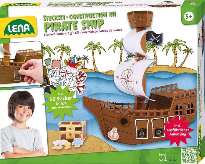 LENA PIRATENSCHIP-STECKSET-CONSTRUCTION KIT