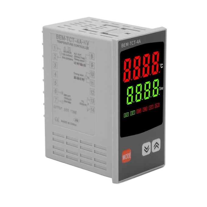 PID Temperatuurregelaar 7 Segment LED Display PID Thermostaatregelaar voor Industriële Apparatuur black