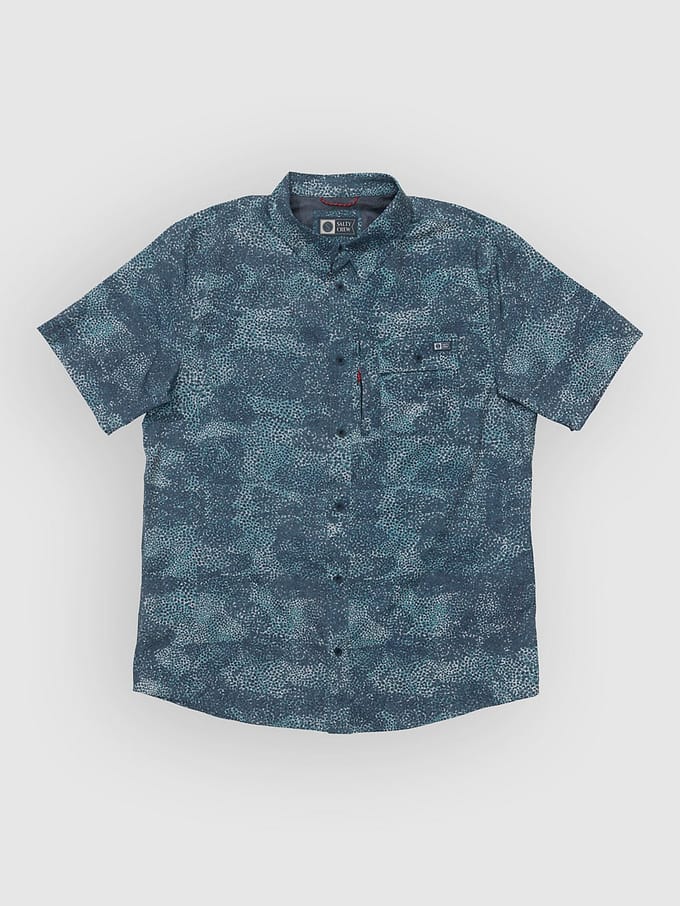 Salty Crew Flagship Uv Button Up Shirt blauw