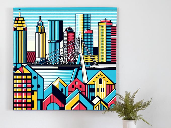 Kunstprint | Wanddecoratie | Dibond | 50 × 50 cm