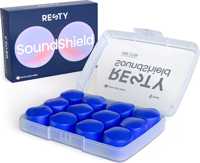 Resty® SoundShields Oordopjes Slapen - Siliconen - 27 dB - 12 Stuks