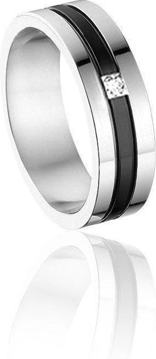 Montebello Ring Ronaldo - 316L Staal - Trouw - 7mm - Maat 22-69mm