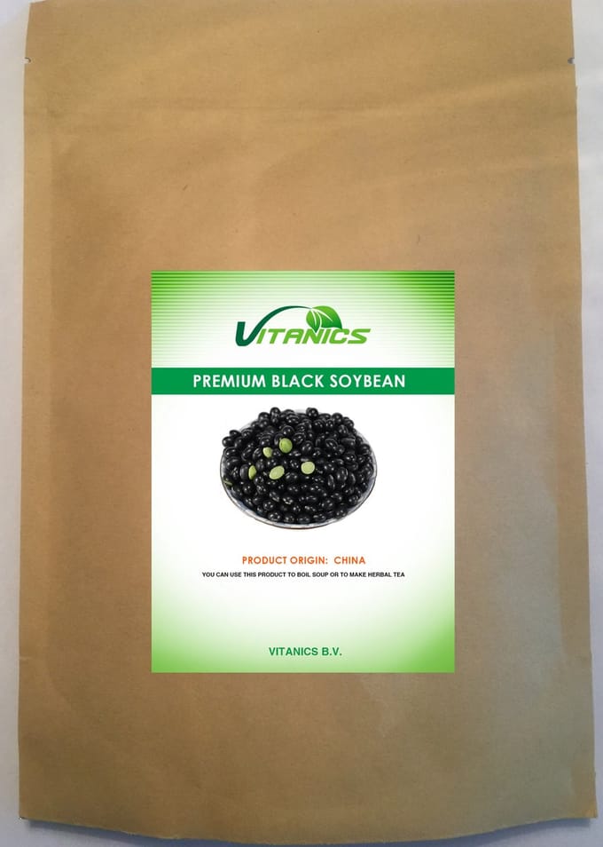 Zwarte Bonen Met Groene Pit (Black Bean with Green Kernel) 1kg