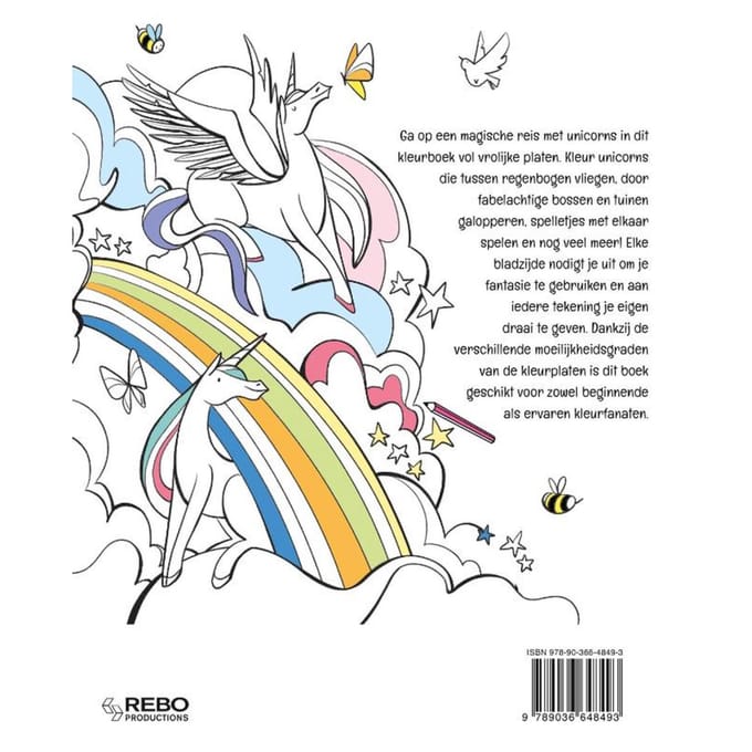Kleurenboek - Unicorns - Fabelachtige Designs
