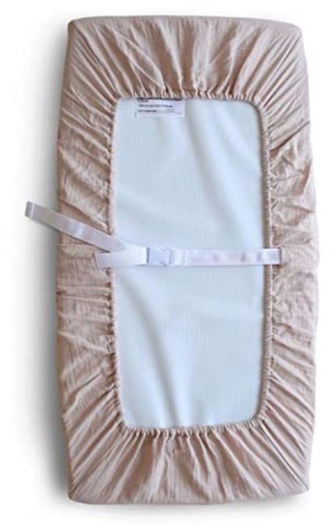 Verstelbare Wasbare Verschoonmat Cover - 70 x 45 cm - Geschikt voor Standaard Verschoonmat (Rood)