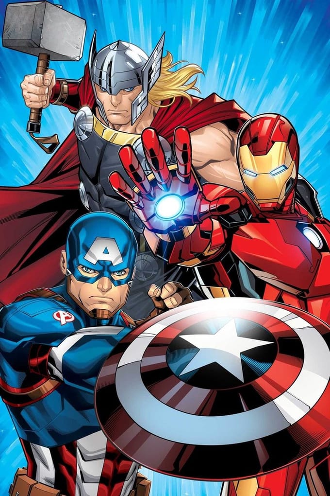 Avengers fleece deken - 100x150 cm