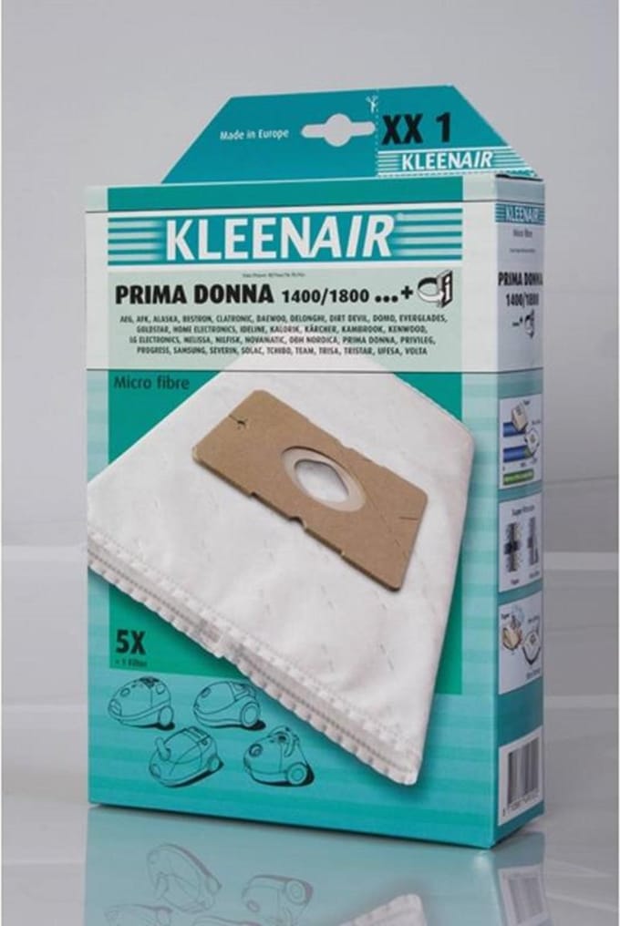 Kleenair Prima Donna 1400-1800 XX-1 - Stofzuigerzakken - Stofzuigerfilter