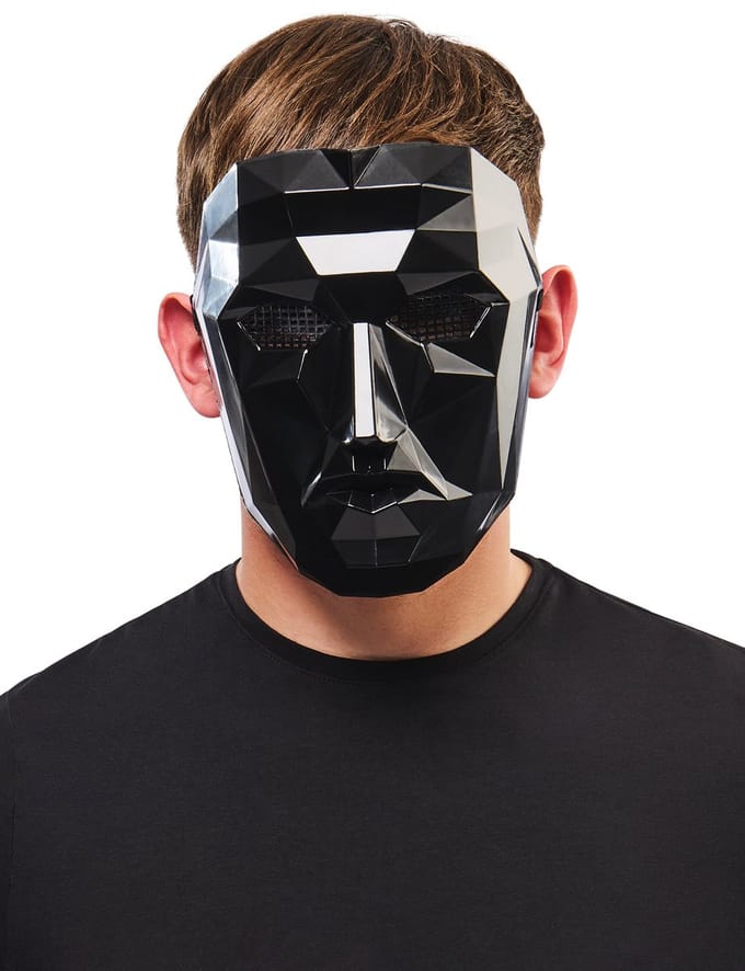 Front Man Masker voor Volwassenen - Rubies - One Size