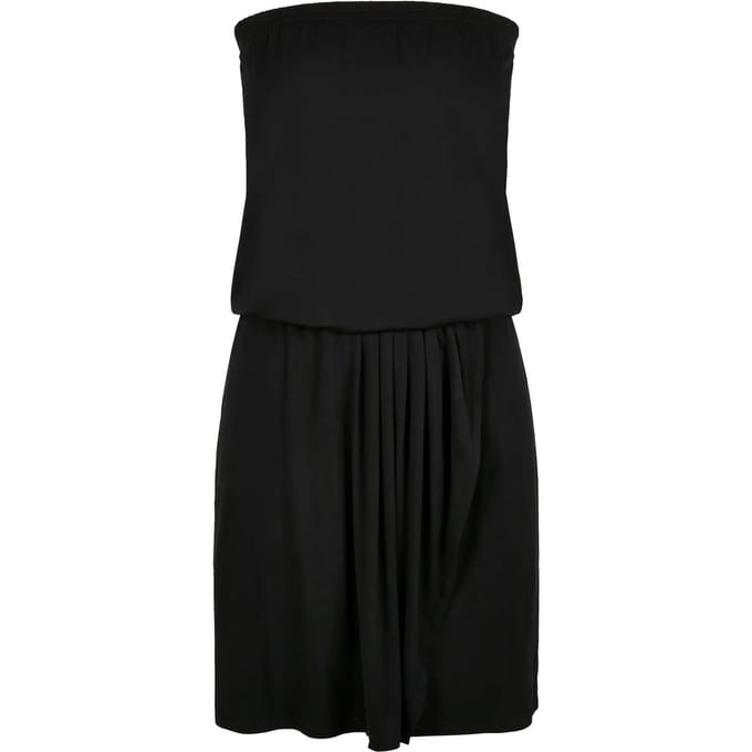 Urban Classics - Viscose Short Bandeau Korte jurk - XL - Zwart