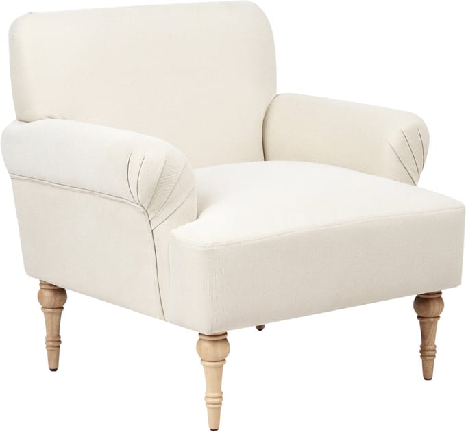 FREDROS - Fauteuil - Lichtbeige - Polyester