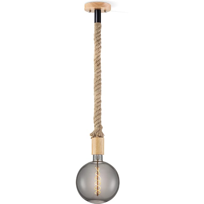 Home sweet home hanglamp Leonardo Spiral g180 - smoke