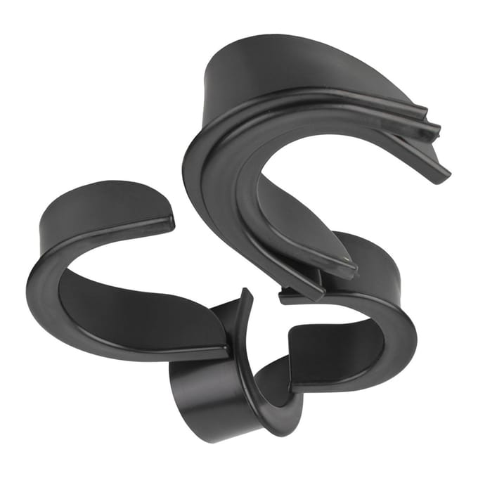 Set van 6 stuks rubberen voeringen voor biljarttafels black