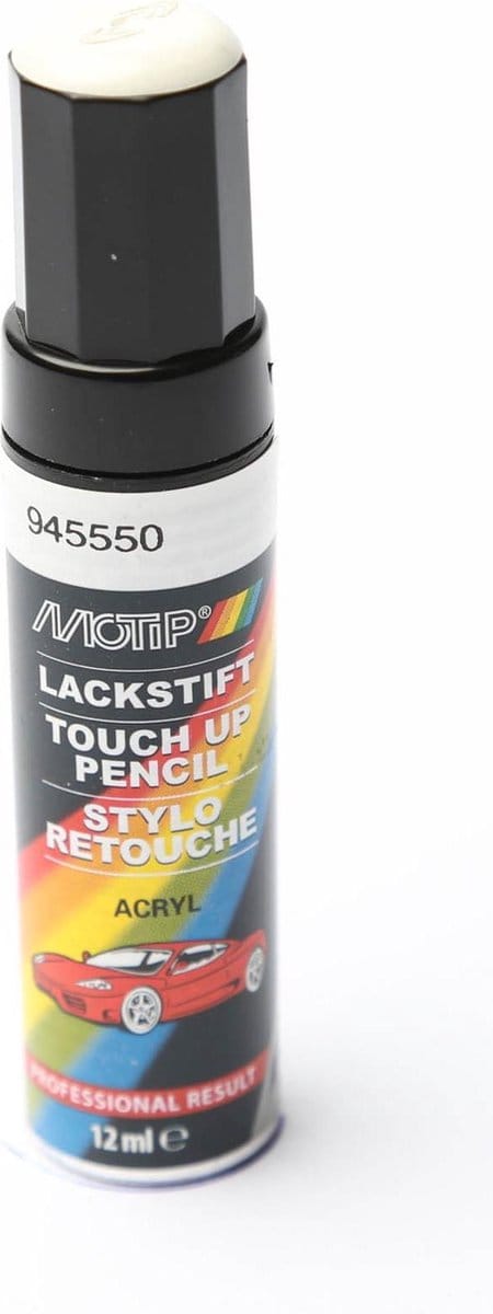 Motip 945550 - Auto lakstift - Wit - 12 ml