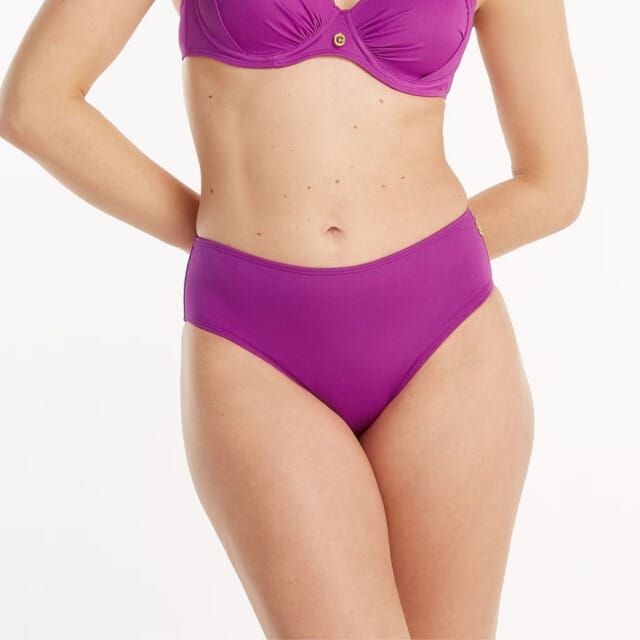 Ten Cate Basics midi bikini bottom wildberry voor Dames | Maat 40