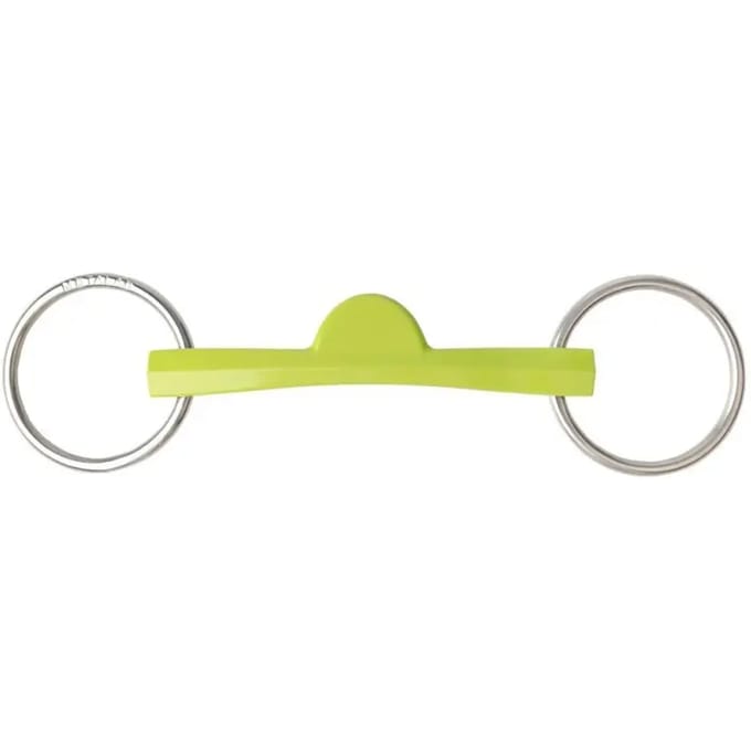 2 ring bit voor halve maan paarden Metalab Flexi Soft
