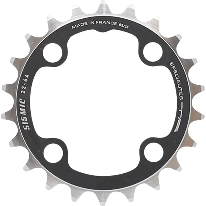 Fietsplaat schijf triple 64 inter 4 takken Specialités T.A. Sismic