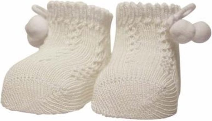 iN ControL 2pack NEWBORN socks JACQUARD offwhite