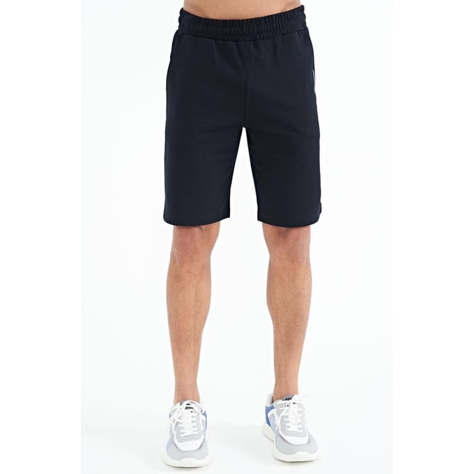 Heren Geprinte Fleece Sweatshorts
