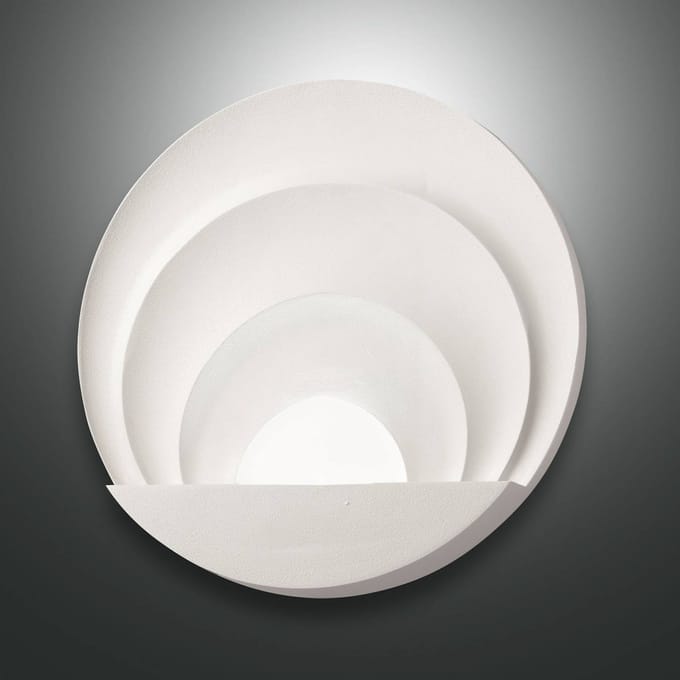Fabas Luce LED wandlamp Sunrise, wit