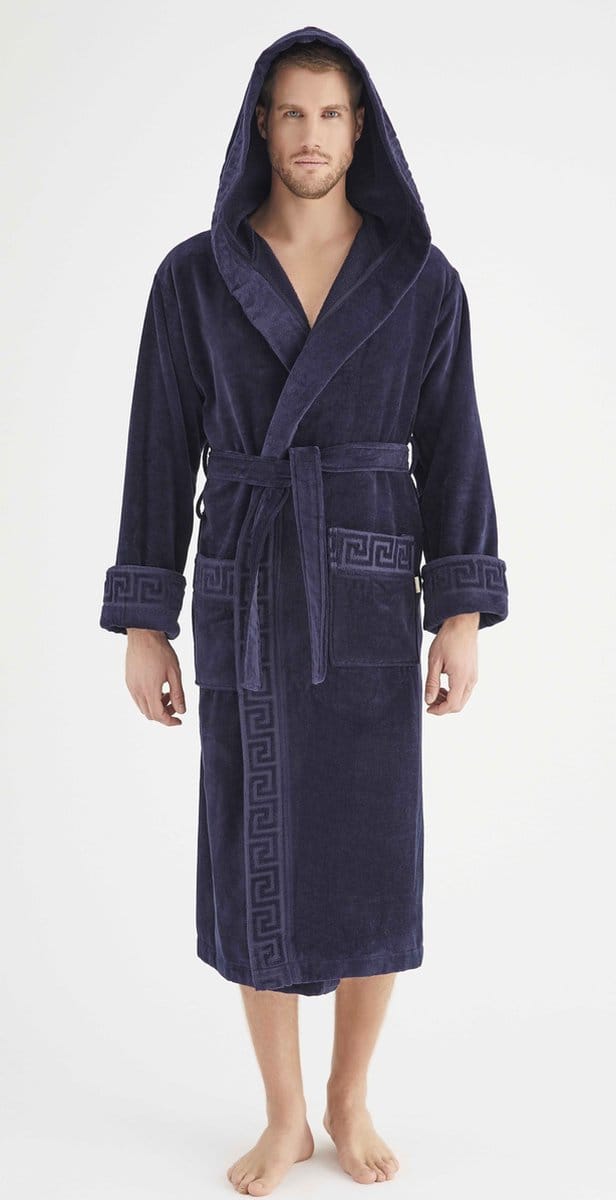 Luxe Dames Silk Badjas Audrey / Poeder / XXL