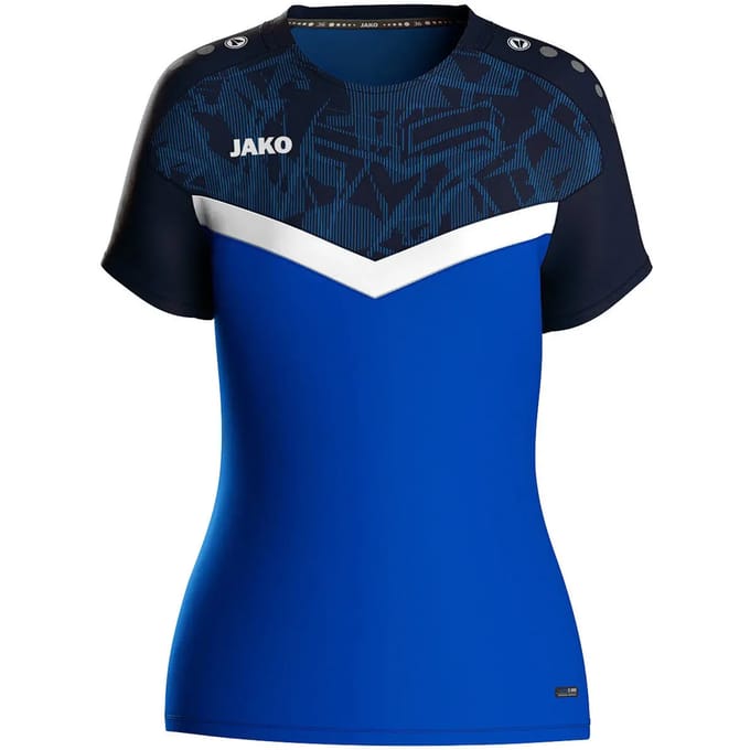 Jako Iconic T-Shirt Dames - Royal / Marine | Maat: 36