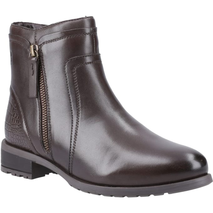 Hush Puppies Scarlett Dames Leren Bruine Laarzen