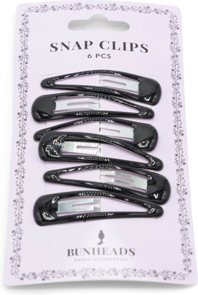 Capezio - Snap Clips - Bunhead -BH1515 - BLK