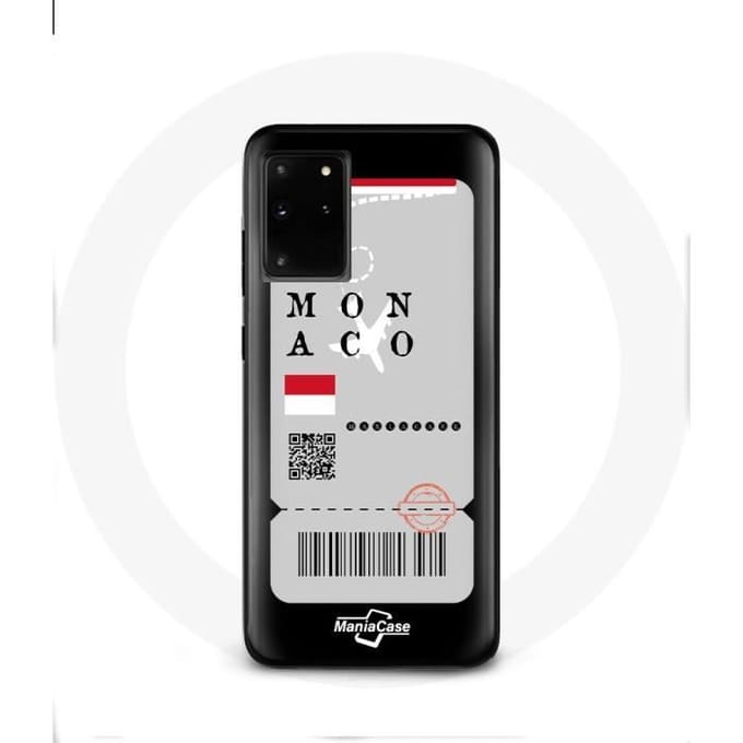 Hoesje voor Samsung Galaxy S11 Plus Monaco vliegticket