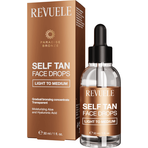 Revuele Self Tan Face Drops Light To Medium 30 ml