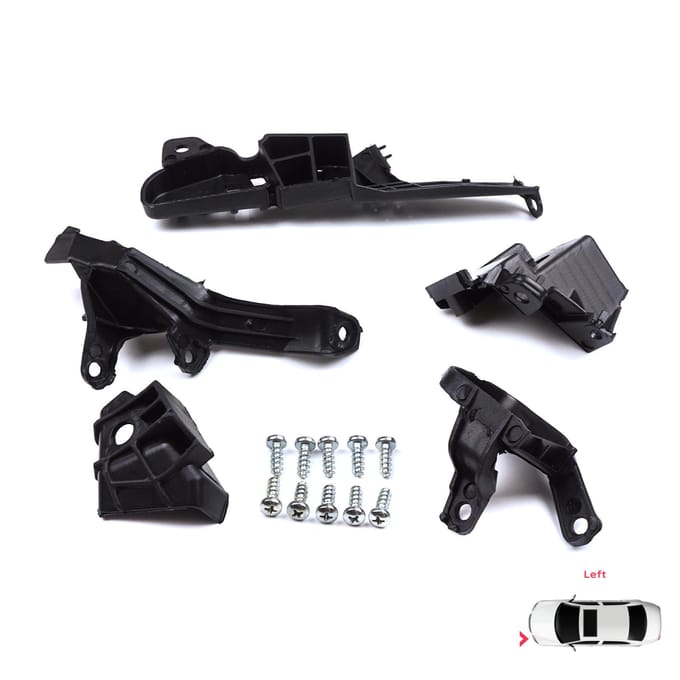 BHL569-1 Support de réparation de support de phare Ensemble d'onglets côté gauche pour Renault Clio MK5 B7 BF 2019-On 260E70544R