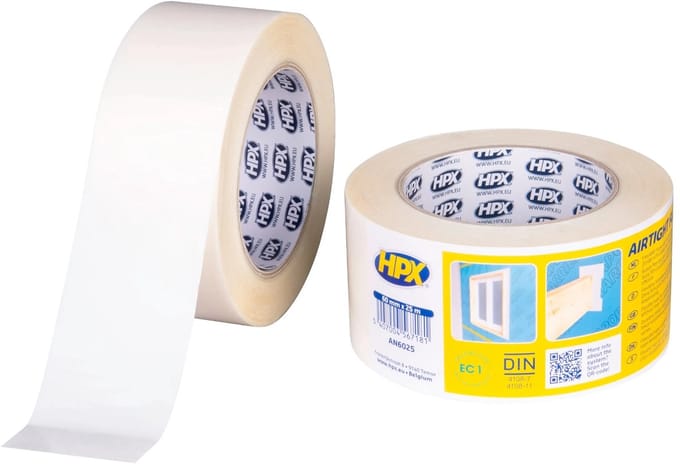 HPX AIRTIGHT FLEX GO Luchtdicht Tape 60mm - 25 meter