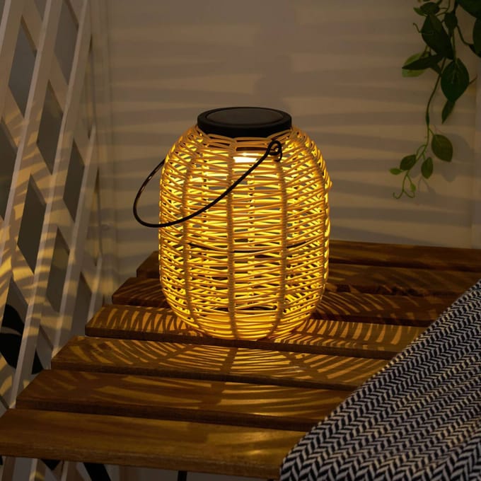 Paulmann Pauleen Solar lampion Sunshine Treasure IP44 3000K 1lm Beige