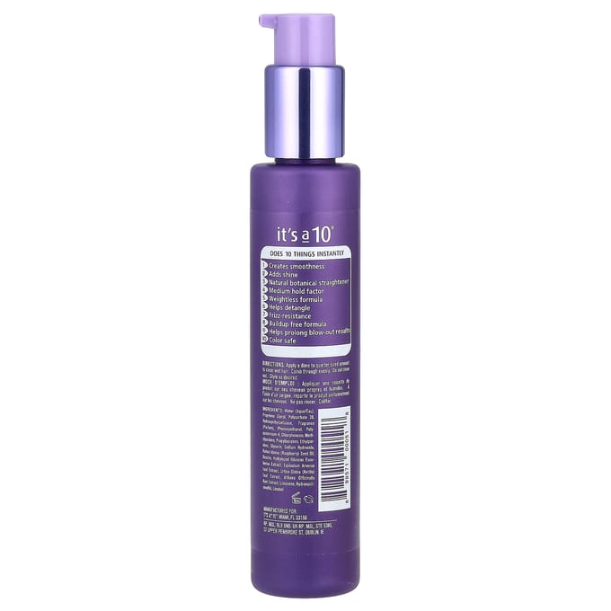 It's a 10, Silk Express, Miracle Silk Smoothing Balm®, 5 fl oz (148 ml) blue
