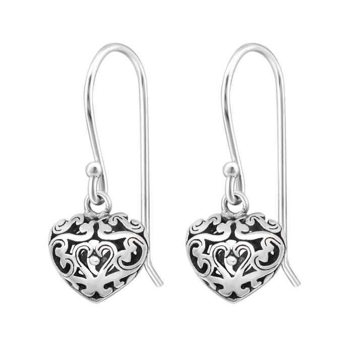 Amanto Oorbellen Caimen - 925 Zilver E-Coating - Hart - 8x20mm