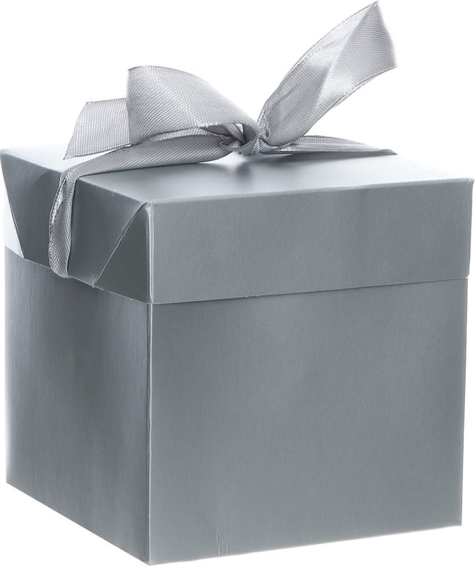 Set van 2 Verpakkingsdozen – Cadeaudozen met Lint - 10x10cm