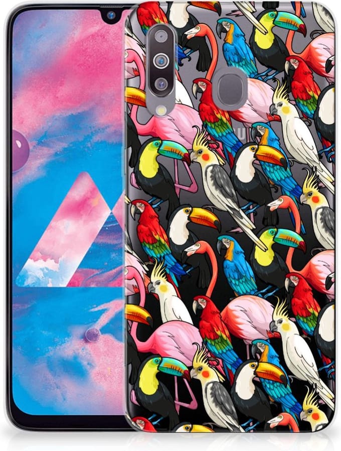 Samsung Galaxy M30 TPU Hoesje Birds