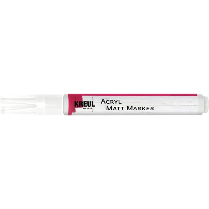 KREUL Acryl Mat Marker medium - Wit