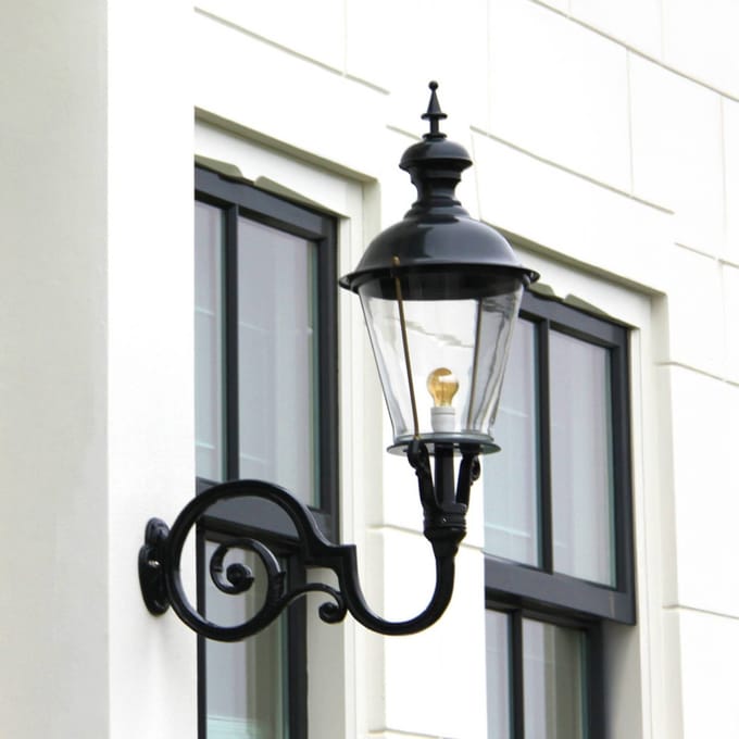 K.S. Verlichting Amstel - Buitenwandlamp, zwart