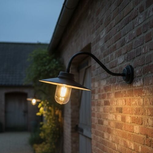 KS Verlichting Stallamp Paddock Antiek Zwart