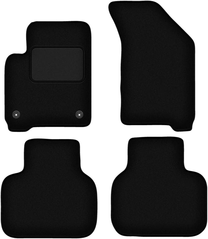 Zwarte veloursmatten voor: Fiat Freemont crossover (2011-2016)