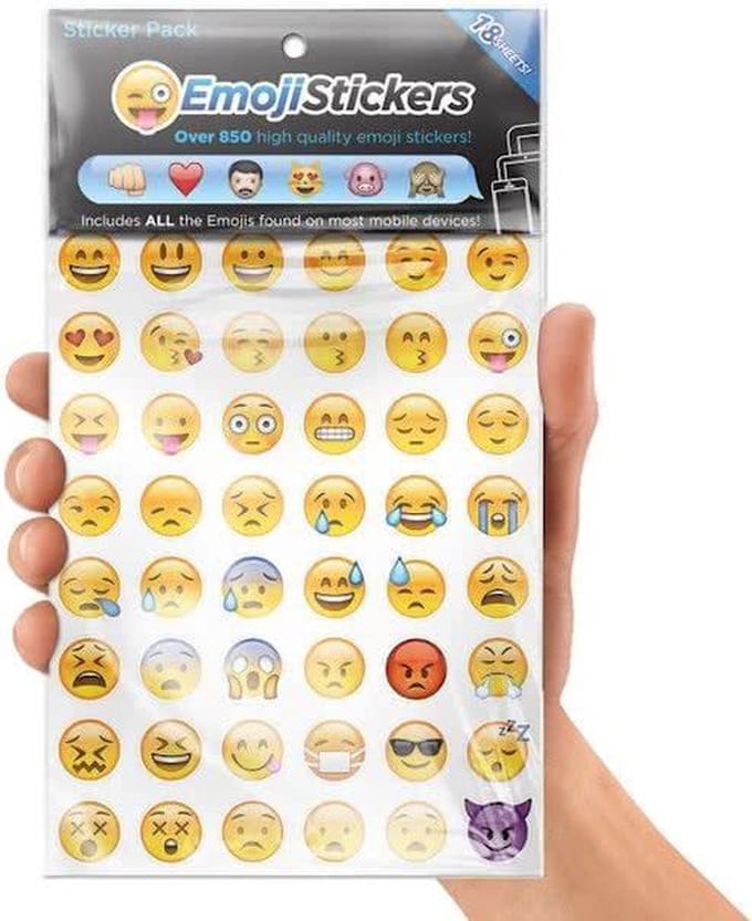 Emoji Stickers / 912 Emoticons Stickervel voor Papier / Laptop / Knutselen