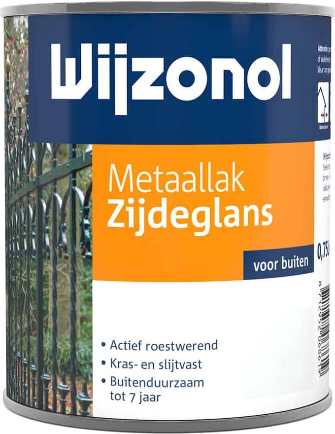 Wijzonol Metaallak - Zijdeglans - RAL 7016 - 750 ml - Verfhal.nl