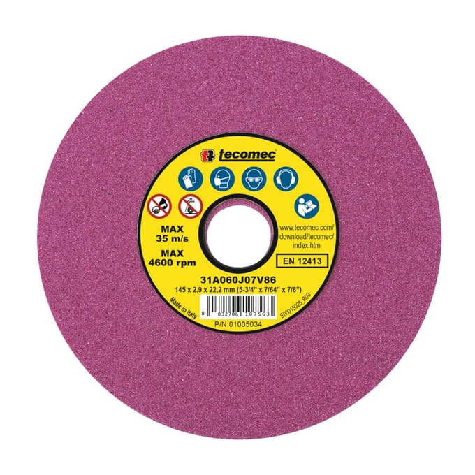 1/4" Ketting – 1,1 mm Tecomec Slijpschijf Voor Kettingslijper 145 × 2,9 × 22,2 mm